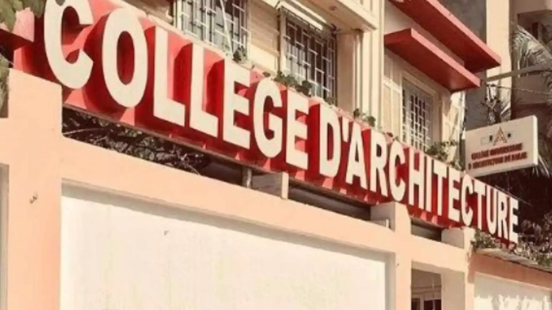 CUAD – Collège Universitaire d’Architecture de Dakar